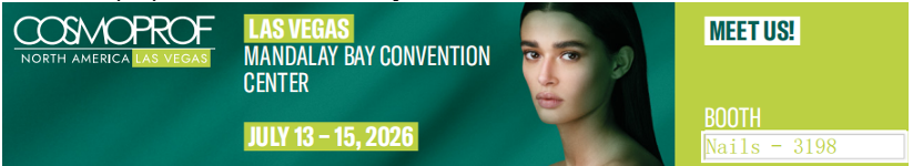 ​Cosmoprof Las Vegas 2026 (13–15 korrik): Joyrich / Furça më e mirë paraqet furça profesionale të personalizuara të thonjve për partnerë B2B me shumicë dhe etiketa private