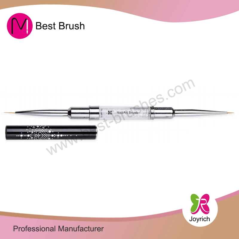 Brush i dyfishtë i thonjve të kapakut të zi